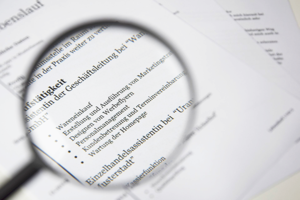 Analyzing text data on a screen, illustrating named entity recognition
