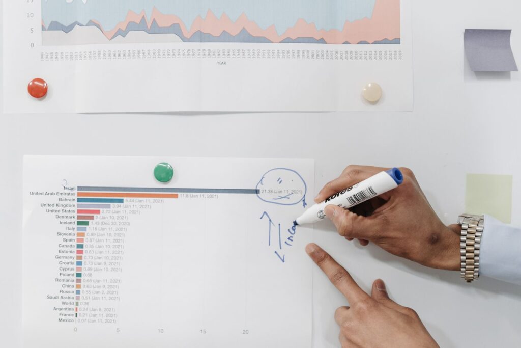 Analyst annotating data on a computer screen for machine learning